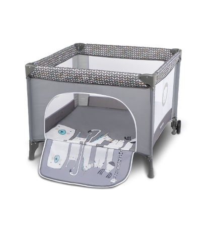 Lionelo łóżeczko turystyczne sofie grey scandi 658067