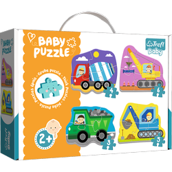 Puzzle Trefl Baby Classic Pojazdy na budowie Trefl Baby 360721