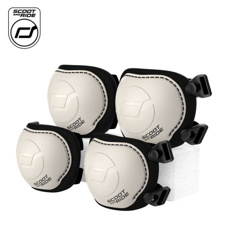 SCOOTANDRIDE Zestaw ochraniaczy dla dzieci S Ash 000270