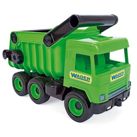 Middle truck wywrotka zielona w kartonie wader 32101
