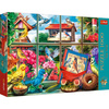Puzzle Trefl 1000 Premium Plus Tea Time Świat ptaków 108507