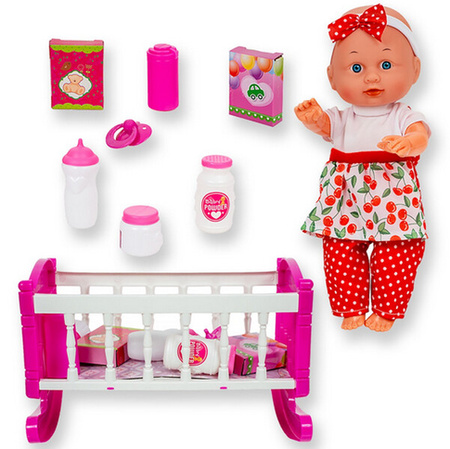 Lalka Julka z łóżeczkiem 844837