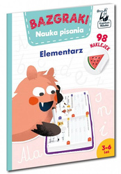 Książeczka Bazgraki Nauka pisania Elementarz 044119