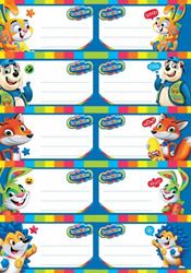 Naklejki Na Zeszyty Bambino Standard 659348