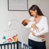 Babyono Karuzelka do łóżeczka z elektroniczną pozytywką Horses 413470