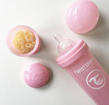 Twistshake Butelka Anti-Colic 260 ml Pastel Pink 122551