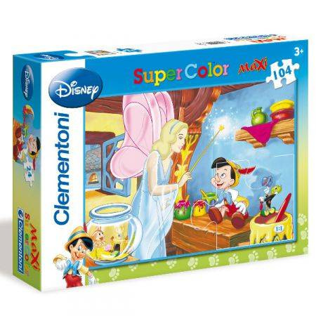 Clementoni puzzle 104 maxi pinokio