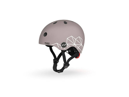 SCOOTANDRIDE Kask XXS-S dla dzieci 1-5 lat Brown Lines 965637