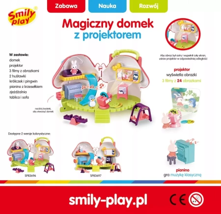 Domek Z Projektorem Smily Play 1/8 836962