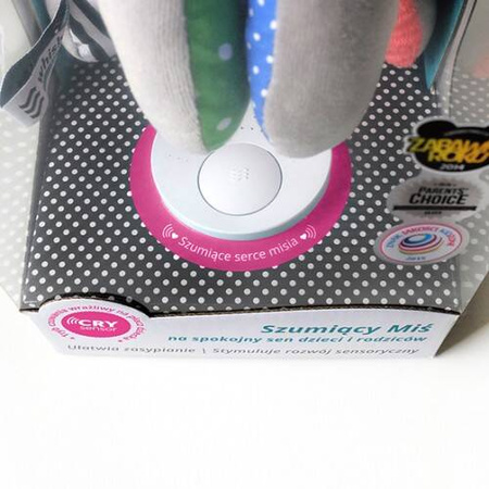Whisbear soft - szumiący miś z funkcją crysensor turkus 995390