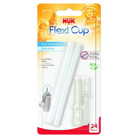 Nuk słomka silikonowa do kubka flexi cup a'2 164890