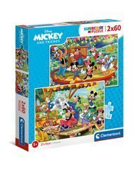 Clementoni Puzzle 2*60el Super Kolor Mickey & Friend