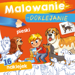 Książeczka Malowanie doklejanie Pieski 071351 
