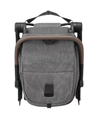 Wózek Maxi Cosi Leona 2 Select Grey (Black Frame & Brown Leather)