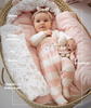 Mayoral Body tutu z opaską kolor 28 Pale blush rozmiar 6-9 m