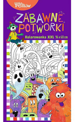 Trefl Kolorowanka XXL Bobaski i Miś Zabane potworki 797702