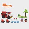 Klocki Waffle Mini Wóz strażacki 80szt 903193