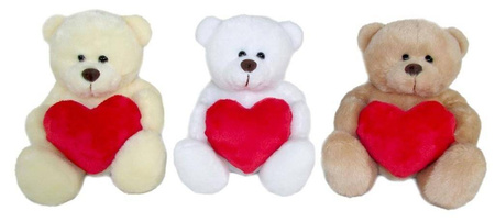 PLUSZ MIŚ Z SERCEM 3 KOL 16CM 159373