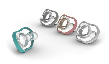 Nanobebe smoczek 0-3m twin pack biały 628180