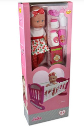 Lalka Julka z łóżeczkiem 844837