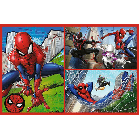 Puzzle Trefl 2x70 Pajęcze historie Marvel The Spiderman 344431