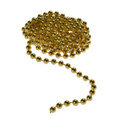 Łańcuch perełki 8 mm złoty 227056