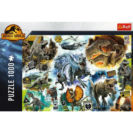 Puzzle Trefl 1000 Na tropie dinozaurów 107272