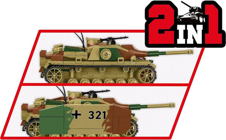 Cobi 2285 HC WWII Sturmgeschütz III Ausf.G - Executive Edition 598kl.