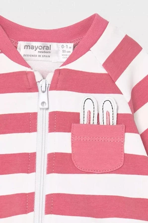 Mayoral dres z koszulką kolor 10 bubble gum  rozmiar 2-4 m