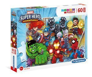 Clementoni puzzle 60 maxi super kolor superhero