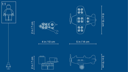 Lego 10908 samolot
