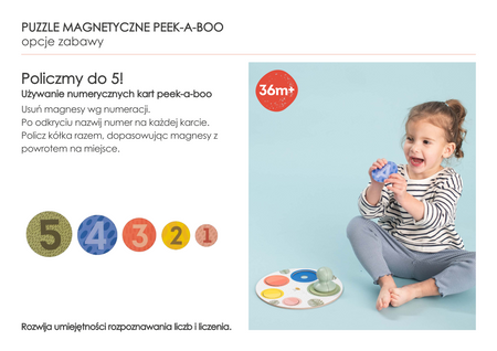 Taf Toys Puzzle magnetyczne Peek-A-Boo 128856