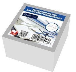 Kostka pap in biała klejona 85x85x35mm 174437