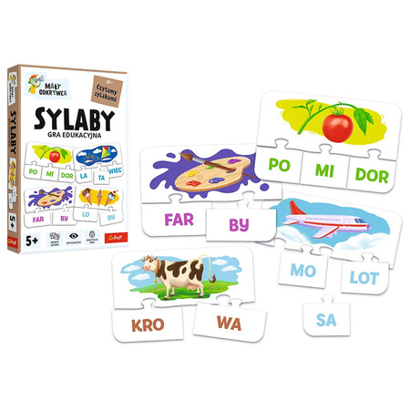 Gra Trefl Sylaby /Mały odkrywca 028133