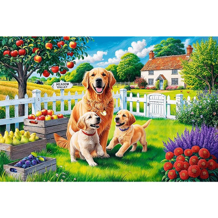 Puzzle Trefl 300 Easy Piece Pieski na wsi 231014
