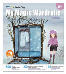 Stick'N Książka do zabawy Moja magiczna garderoba zima 290385