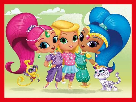 Cle układanka 12 el. Shimmer and shine 411870