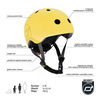 Scootandride kask s-m dla dzieci 3+ lemon icecream 2020