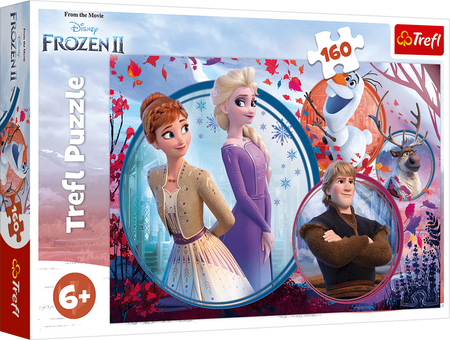 Puzzle Trefl 160 Siostrzana przygoda Disney Frozen II 153743