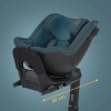 Kinderkraft I-Guard I-Size 40-105 cm Cool Grey Fotelik samochodowy obrotowy 360 920525