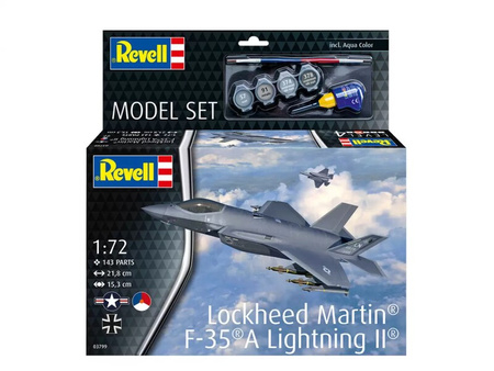 Revell 63799 Model Set 1/72 Lockheed Martin F-35A LiG 063799