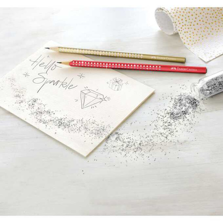Faber-Castell Ołówek Sparkle Pearl czerwony 182405