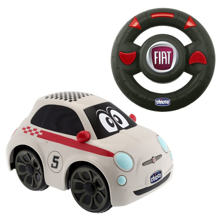 Chicco Fiat 500 z pilotem wersja sportowa biały 035342