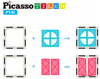Picasso Tiles Klocki 30 elementów 026639