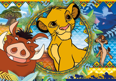Clementoni puzzle 104 super kolor lion king