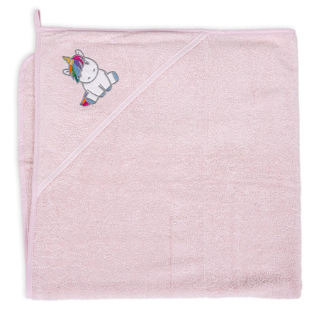 Ręcznik z kapturem unicorn 100x100 Ceba Baby