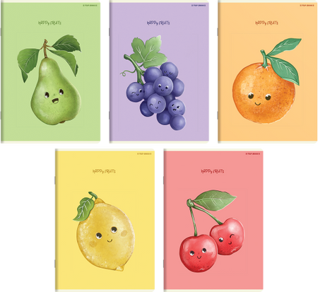 Zeszyt Top 2000 A6 32k krata 70g Fruits 429746