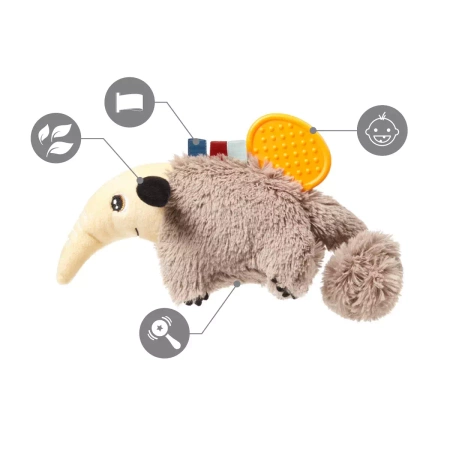 Babyono Zabawka edukacyjna-zawieszka do wózka Fairy Tails Ant Eather Allan Edgar 413326