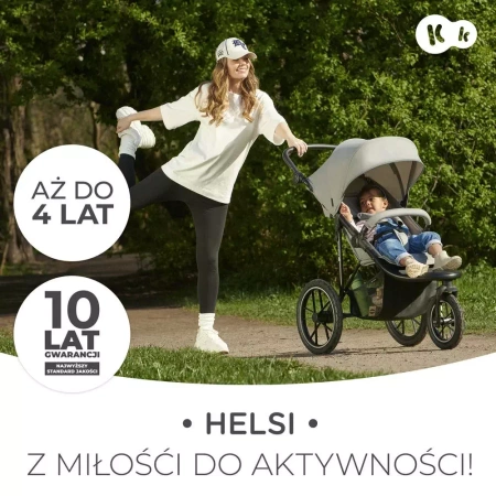 Kinderkraft Helsi Black Wózek spacerowy 922581