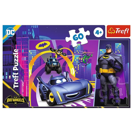 Puzzle Trefl 60 Batman i jego pojazdy 174007